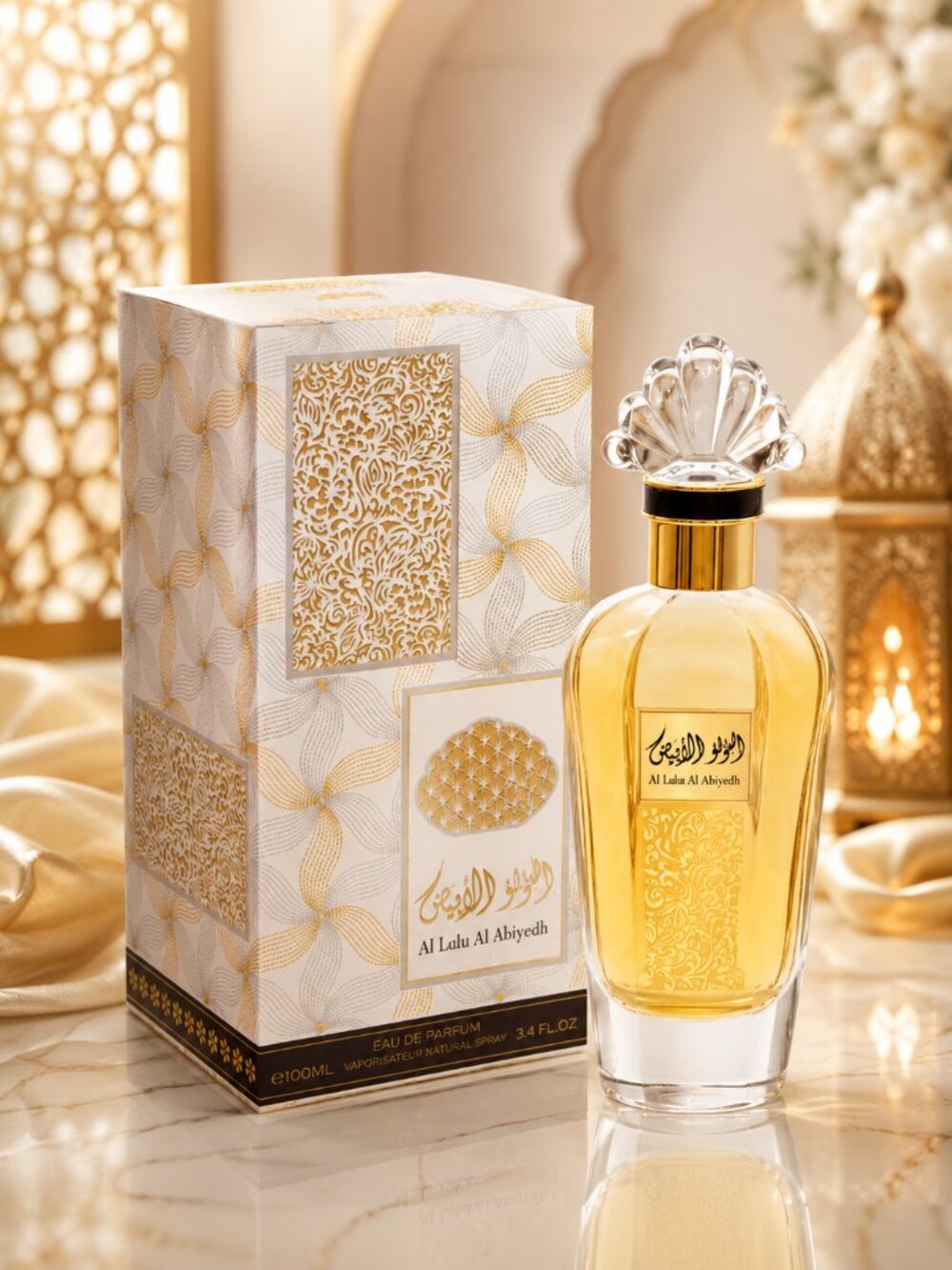 Al Lulu Al Abiyedh By Sahara Eau De parfum !00ml 3.4fl.OZ (Unisex )